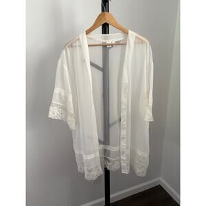 BP Lace Floral Sheer Kimono